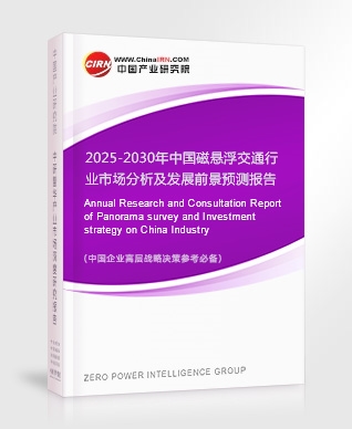 2025-2030年中國磁懸浮交通行業(yè)市場分析及發(fā)展前景預測報告