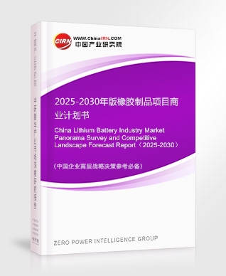 2025-2030年版橡膠制品項(xiàng)目商業(yè)計劃書